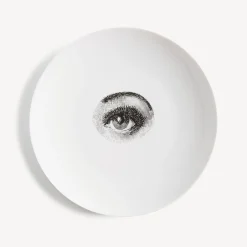 Fornasetti Occhi^Piatto Da Muro Tema E Variazioni N.35 Bianco Nero