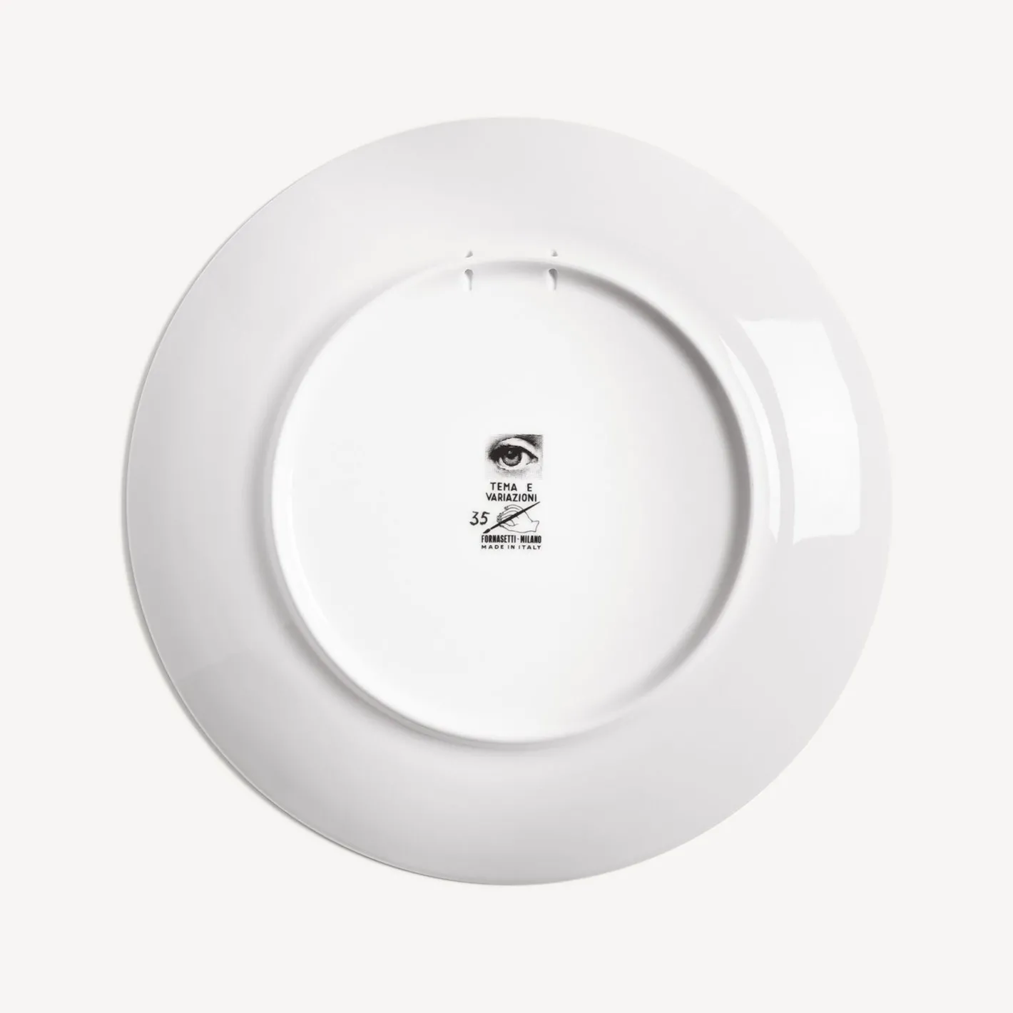 Fornasetti Occhi^Piatto Da Muro Tema E Variazioni N.35 Bianco Nero