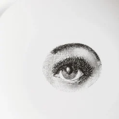 Fornasetti Occhi^Piatto Da Muro Tema E Variazioni N.35 Bianco Nero