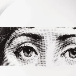 Fornasetti Occhi^Piatto Da Muro Tema E Variazioni N.32 Bianco Nero