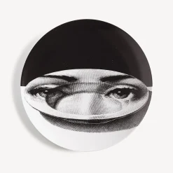 Fornasetti Occhi^Piatto Da Muro Tema E Variazioni N.118 Bianco Nero