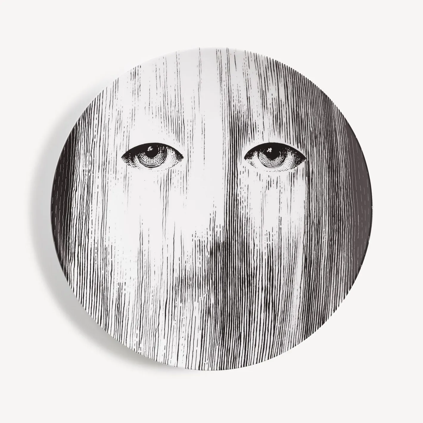 Fornasetti Occhi^Piatto Da Muro Tema E Variazioni N.176 Bianco Nero