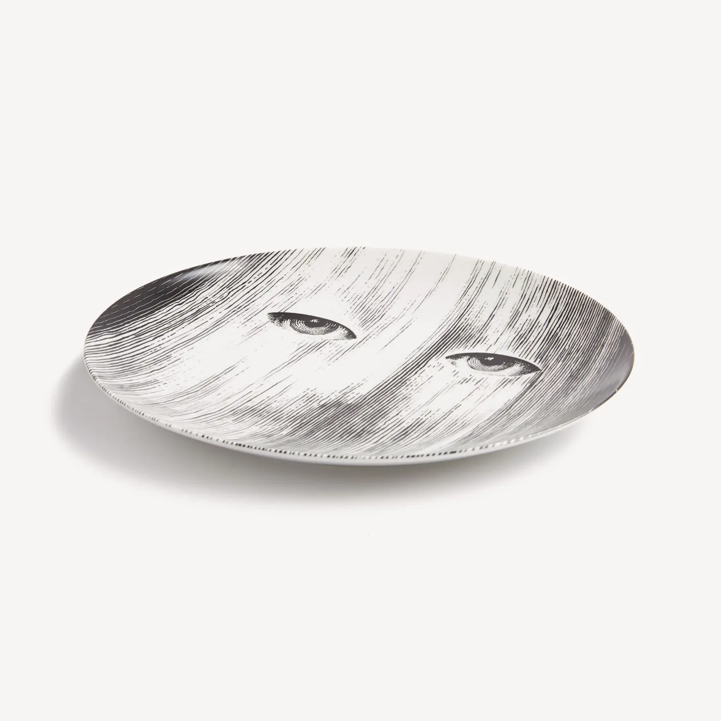 Fornasetti Occhi^Piatto Da Muro Tema E Variazioni N.176 Bianco Nero