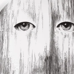 Fornasetti Occhi^Piatto Da Muro Tema E Variazioni N.176 Bianco Nero