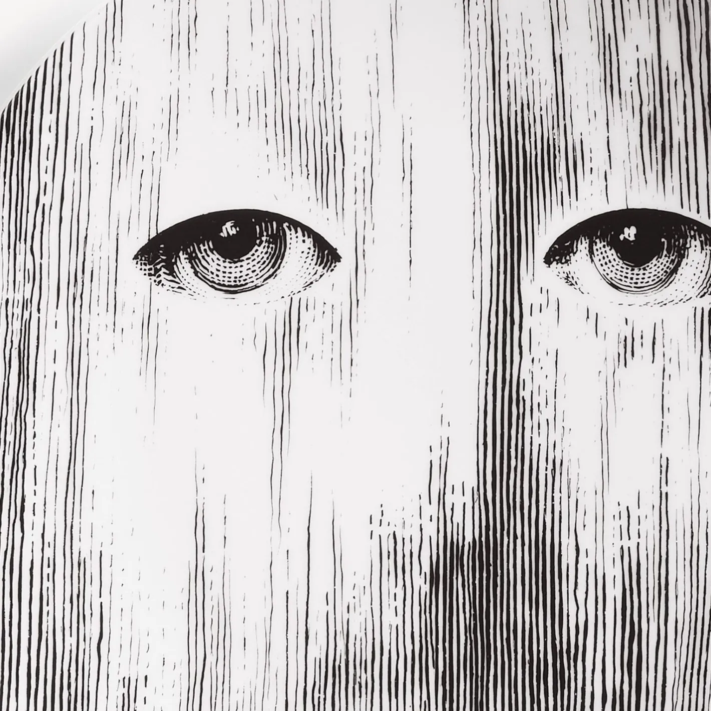 Fornasetti Occhi^Piatto Da Muro Tema E Variazioni N.176 Bianco Nero