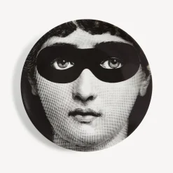 Fornasetti Occhi^Piatto Da Muro Tema E Variazioni N.22 Bianco Nero