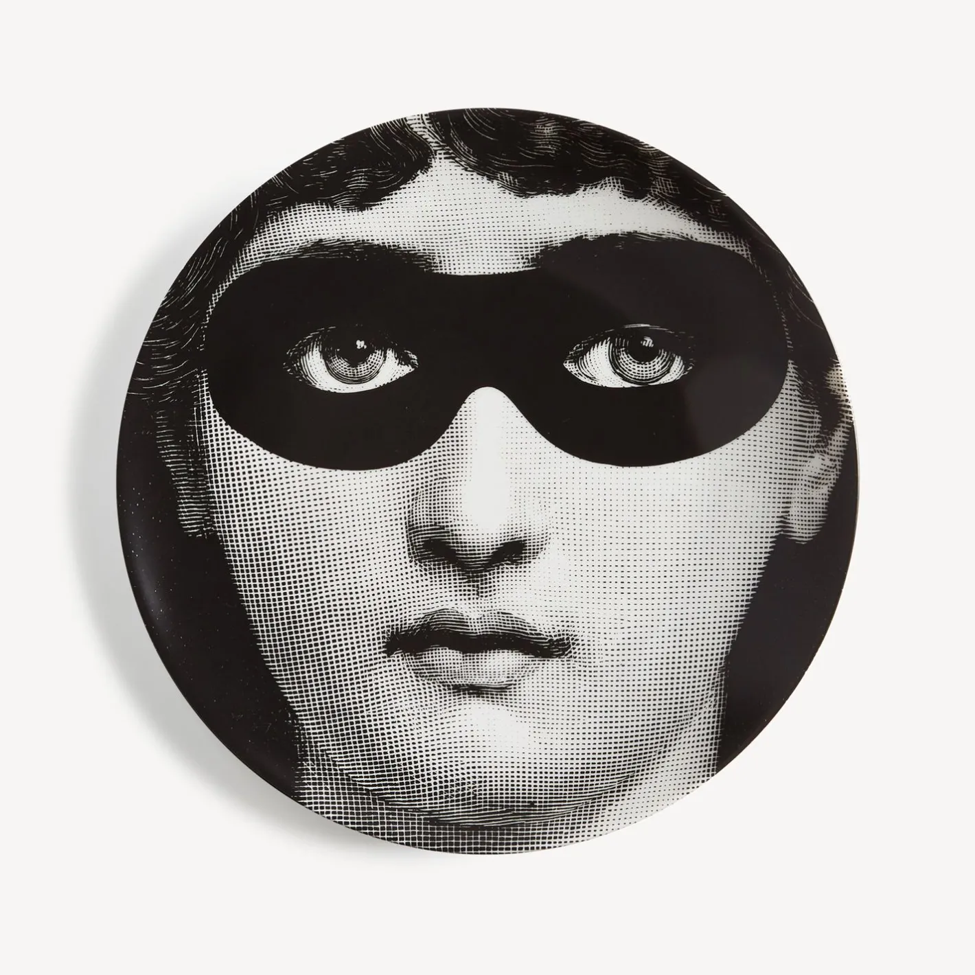 Fornasetti Occhi^Piatto Da Muro Tema E Variazioni N.22 Bianco Nero