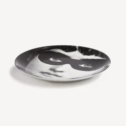 Fornasetti Occhi^Piatto Da Muro Tema E Variazioni N.22 Bianco Nero