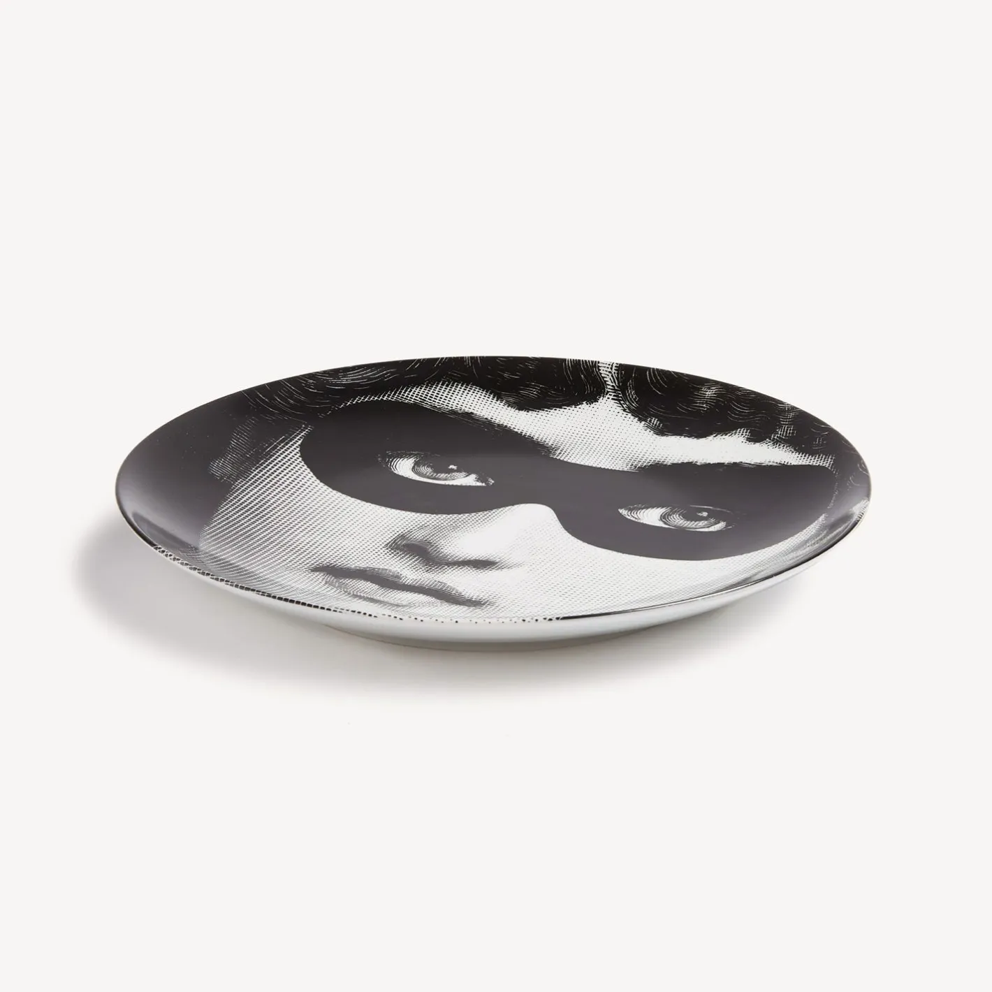 Fornasetti Occhi^Piatto Da Muro Tema E Variazioni N.22 Bianco Nero