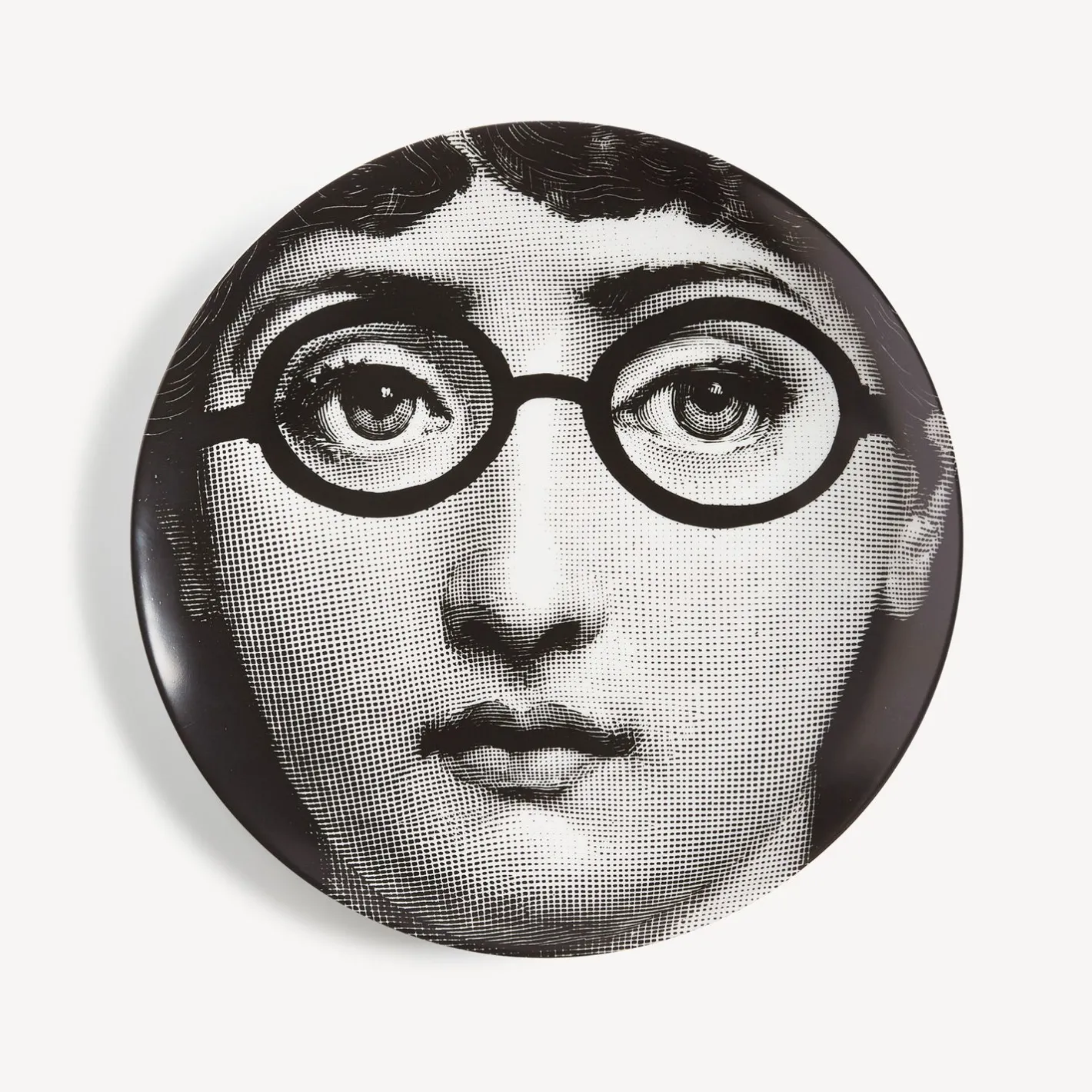 Fornasetti Occhi^Piatto Da Muro Tema E Variazioni N.26 Bianco Nero