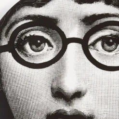 Fornasetti Occhi^Piatto Da Muro Tema E Variazioni N.26 Bianco Nero