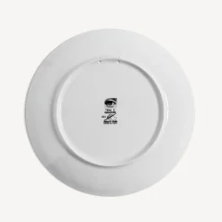 Fornasetti Uniti Per La Pace^Piatto Da Muro Tema E Variazioni N.404 United For Peace Bianco/Nero/Oro