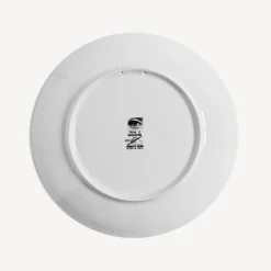 Fornasetti Uniti Per La Pace^Piatto Da Muro Tema E Variazioni N.405 United For Peace Bianco/Nero/Oro