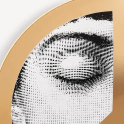 Fornasetti Uniti Per La Pace^Piatto Da Muro Tema E Variazioni N.403 United For Peace Bianco/Nero/Oro