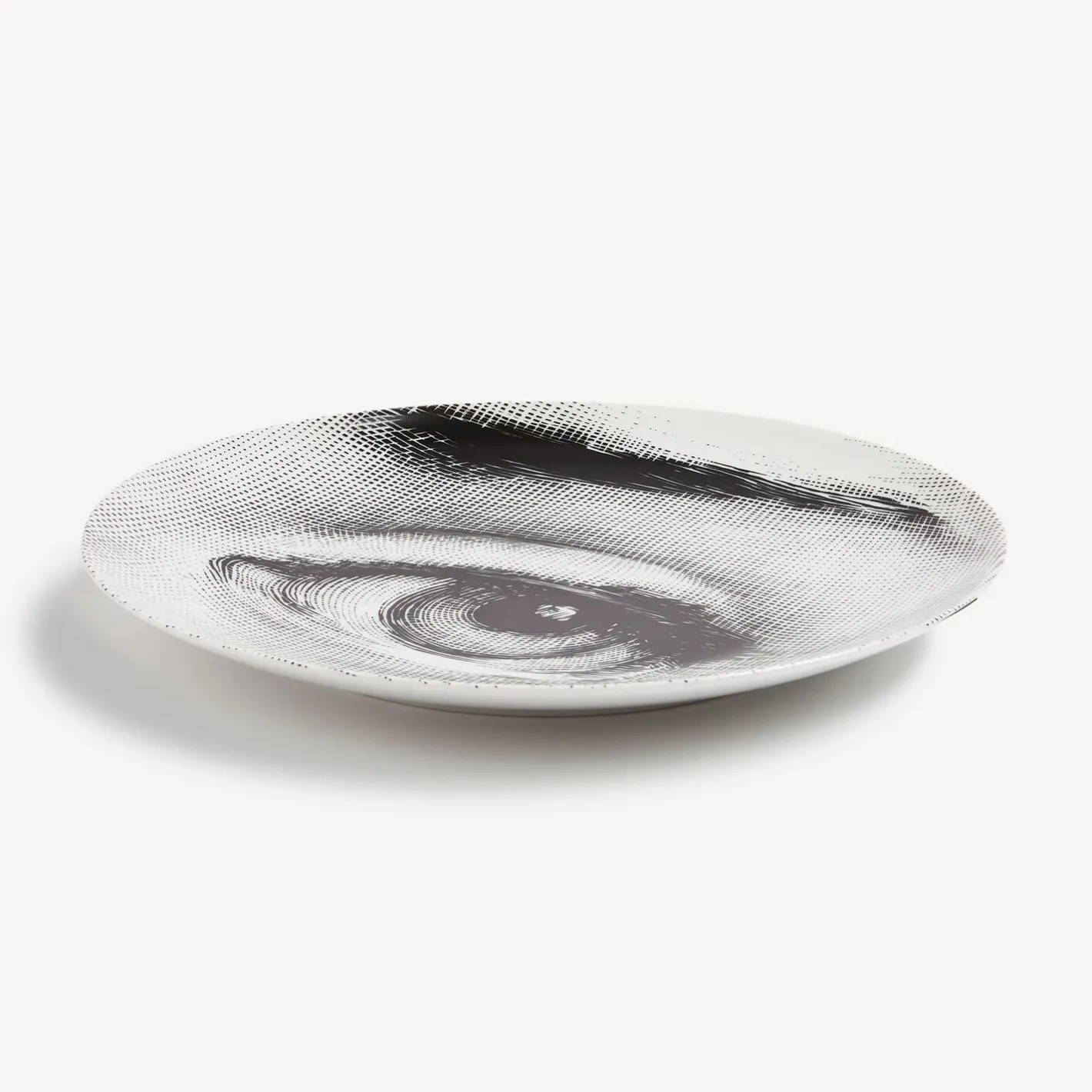 Fornasetti Occhi^Piatto Da Muro Tema E Variazioni N.248 Bianco Nero
