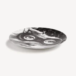 Fornasetti Occhi^Piatto Da Muro Tema E Variazioni N.286 Bianco Nero