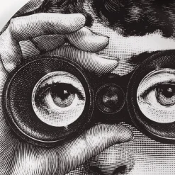 Fornasetti Occhi^Piatto Da Muro Tema E Variazioni N.286 Bianco Nero