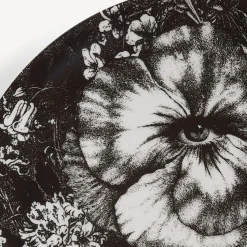 Fornasetti Fiori^Piatto Da Muro Tema E Variazioni N.315 Bianco Nero