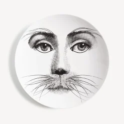 Fornasetti Animali^Piatto Da Muro Tema E Variazioni N.311 Bianco Nero