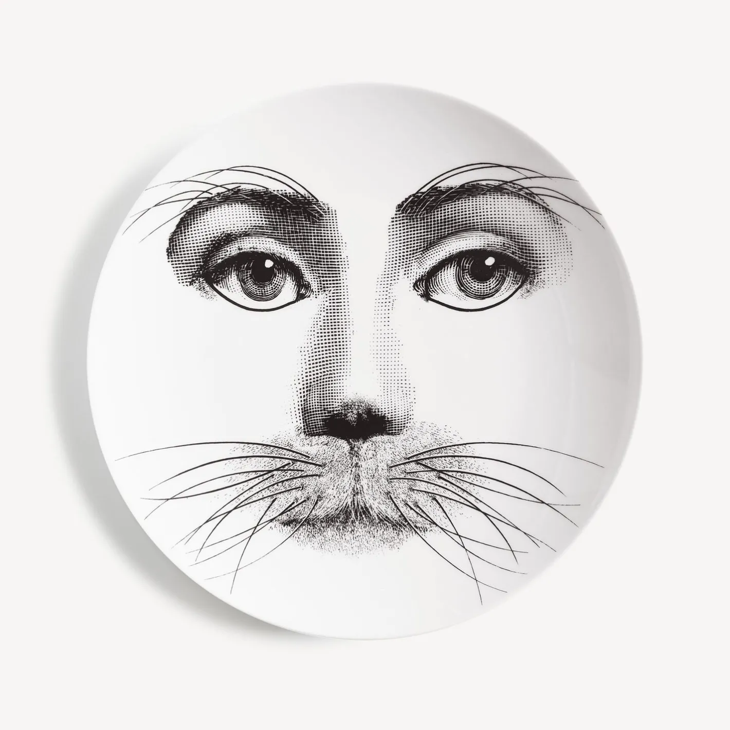 Fornasetti Animali^Piatto Da Muro Tema E Variazioni N.311 Bianco Nero