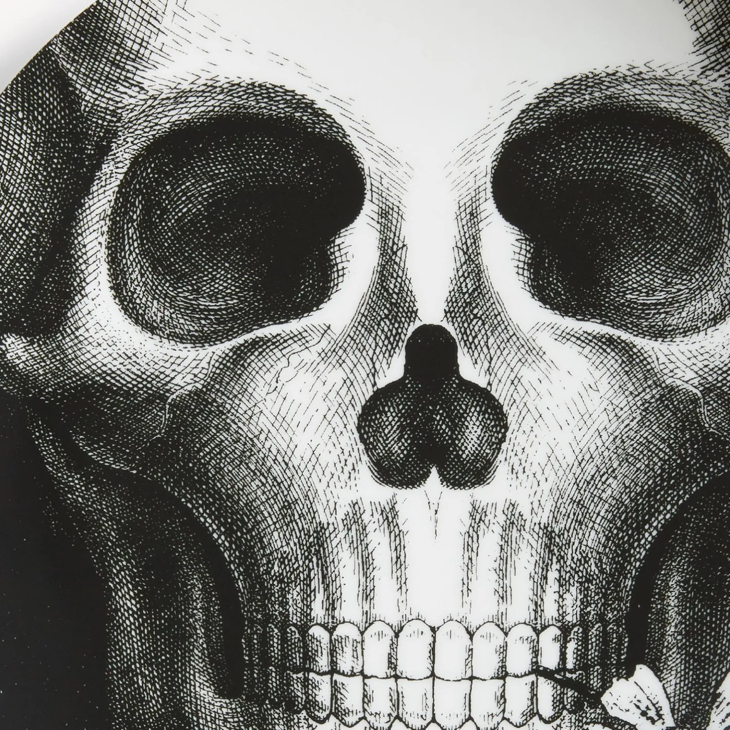 Fornasetti Fiori^Piatto Da Muro Tema E Variazioni N.365 Bianco Nero