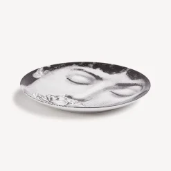 Fornasetti Fiori^Piatto Da Muro Tema E Variazioni N.393 Bianco Nero