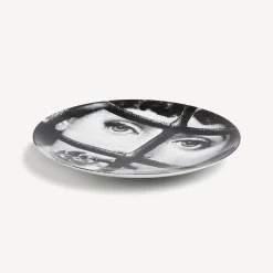 Fornasetti Fiori^Piatto Da Muro Tema E Variazioni N.361 Bianco Nero
