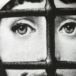 Fornasetti Fiori^Piatto Da Muro Tema E Variazioni N.361 Bianco Nero