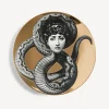 Fornasetti Animali^Piatto Da Muro Tema E Variazioni N.198 Bianco/Nero/Oro