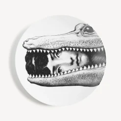 Fornasetti Animali^Piatto Da Muro Tema E Variazioni N.233 Bianco Nero