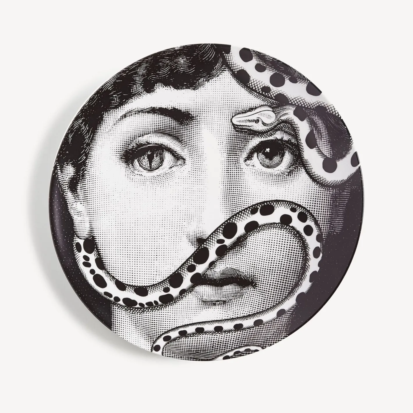 Fornasetti Animali^Piatto Da Muro Tema E Variazioni N.383 Bianco Nero