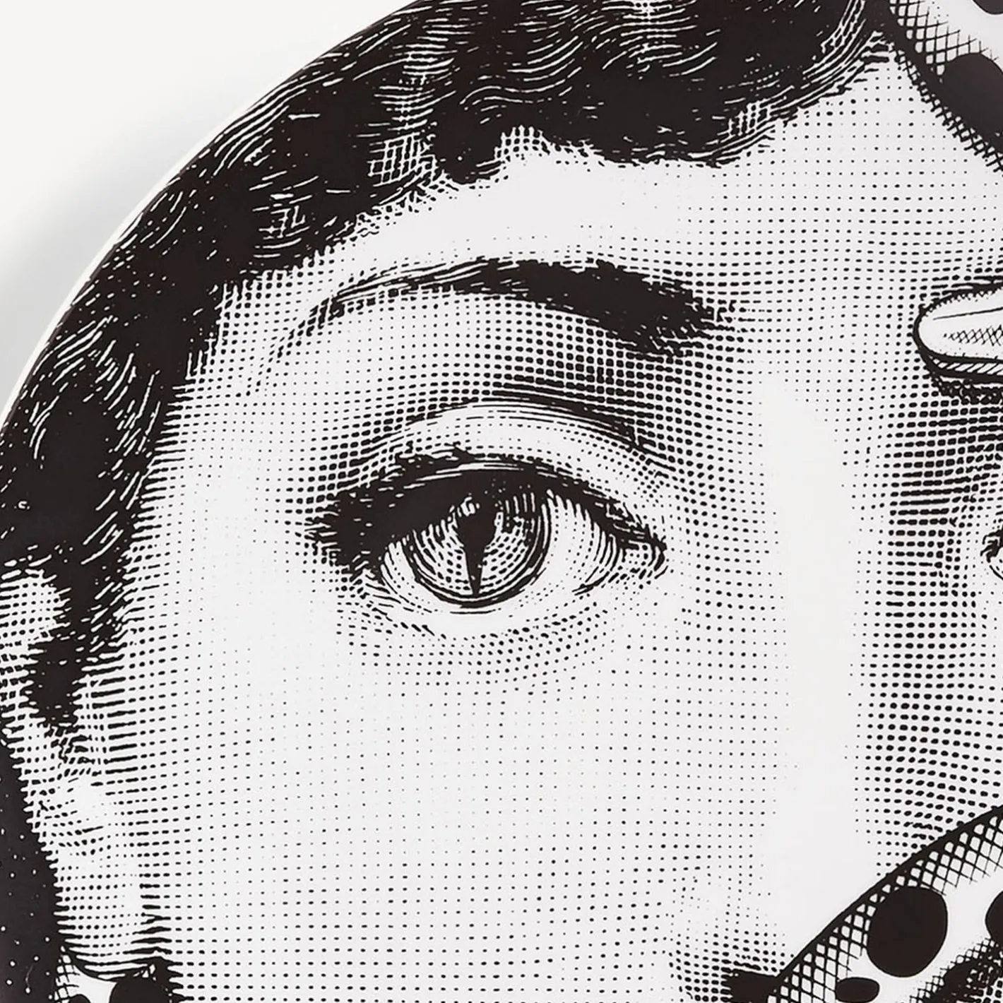 Fornasetti Animali^Piatto Da Muro Tema E Variazioni N.383 Bianco Nero