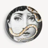 Fornasetti Animali^Piatto Da Muro Tema E Variazioni N.383 Bianco/Nero/Oro