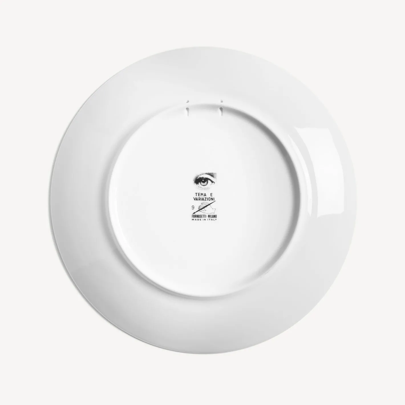 Fornasetti Animali^Piatto Da Muro Tema E Variazioni N.383 Bianco/Nero/Oro