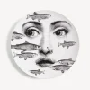 Fornasetti Animali^Piatto Da Muro Tema E Variazioni N.392 Bianco Nero