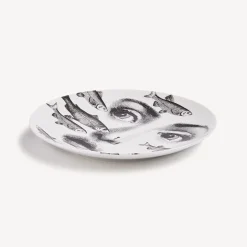 Fornasetti Animali^Piatto Da Muro Tema E Variazioni N.392 Bianco Nero