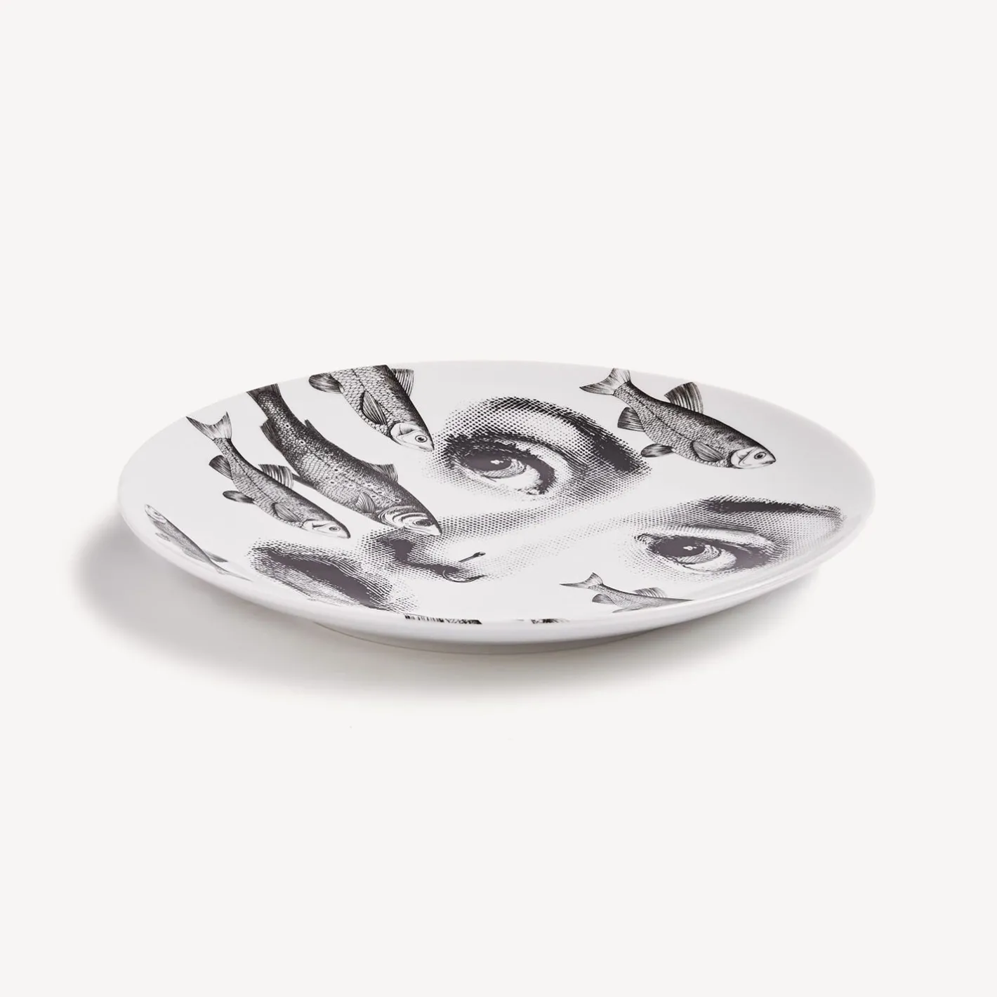 Fornasetti Animali^Piatto Da Muro Tema E Variazioni N.392 Bianco Nero