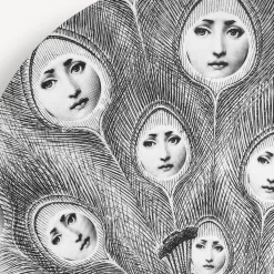Fornasetti Animali^Piatto Da Muro Tema E Variazioni N.259 Bianco Nero