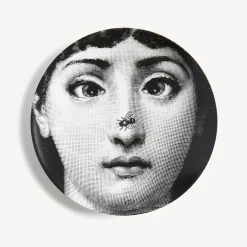 Fornasetti Animali^Piatto Da Muro Tema E Variazioni N.363 Bianco Nero