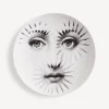 Fornasetti Soli^Piatto Da Muro Tema E Variazioni N.132 Bianco Nero