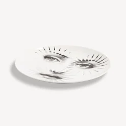 Fornasetti Soli^Piatto Da Muro Tema E Variazioni N.132 Bianco Nero