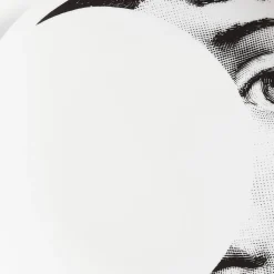 Fornasetti Soli^Piatto Da Muro Tema E Variazioni N.39 Bianco Nero