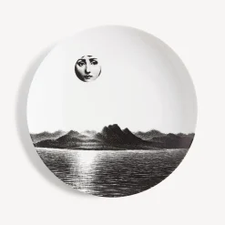 Fornasetti Soli^Piatto Da Muro Tema E Variazioni N.85 Bianco Nero