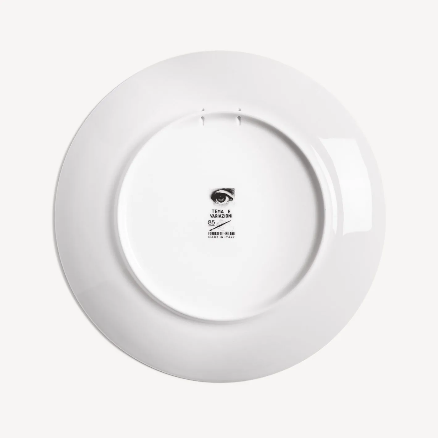 Fornasetti Soli^Piatto Da Muro Tema E Variazioni N.85 Bianco Nero