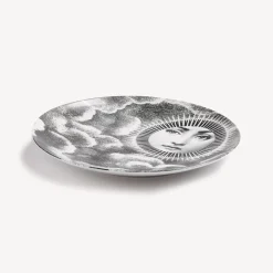 Fornasetti Soli^Piatto Da Muro Tema E Variazioni N.101 Bianco Nero