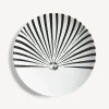 Fornasetti Soli^Piatto Da Muro Tema E Variazioni N.309 Bianco Nero