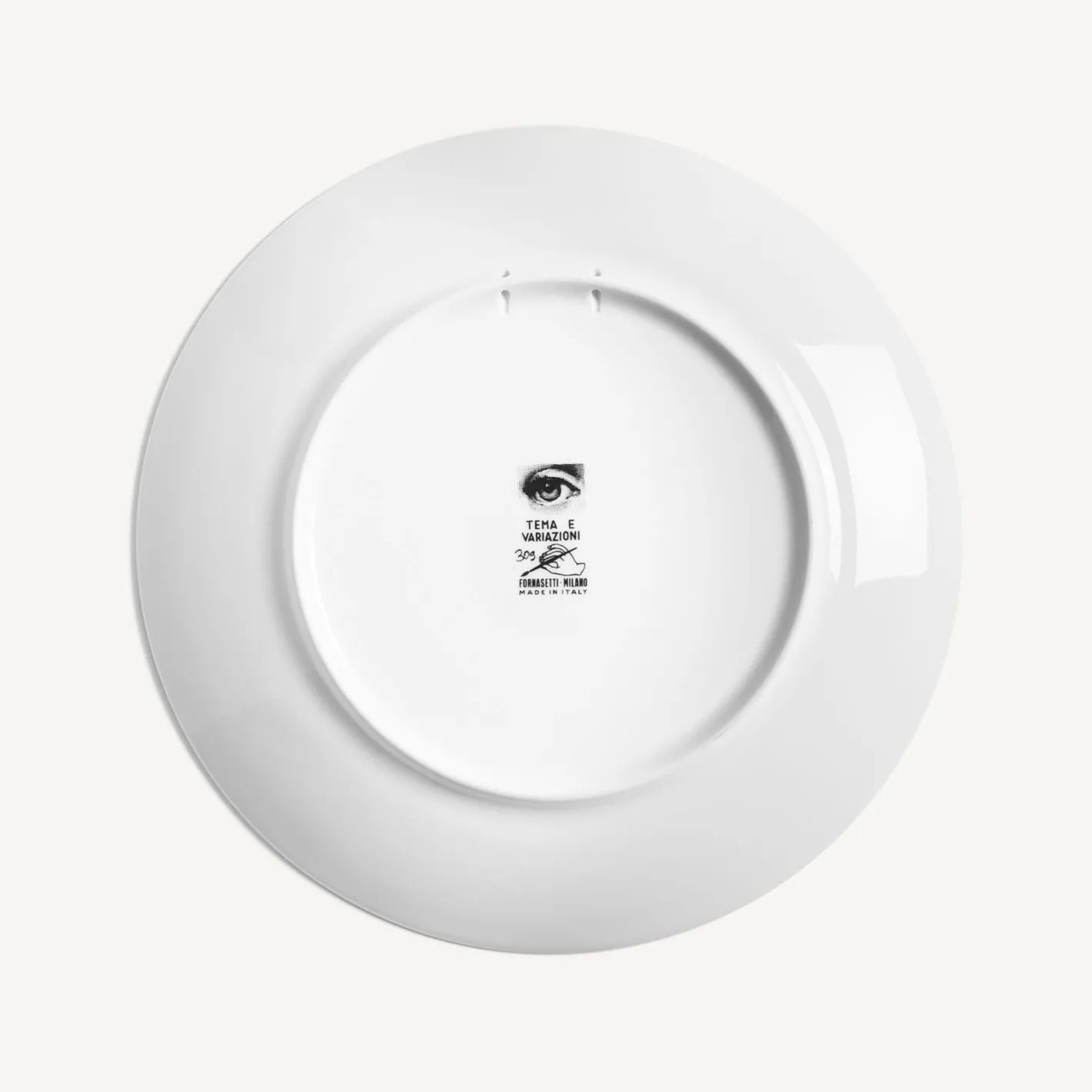 Fornasetti Soli^Piatto Da Muro Tema E Variazioni N.309 Bianco Nero