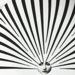 Fornasetti Soli^Piatto Da Muro Tema E Variazioni N.309 Bianco Nero
