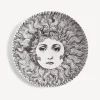 Fornasetti Soli^Piatto Da Muro Tema E Variazioni N.313 Bianco Nero
