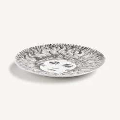 Fornasetti Soli^Piatto Da Muro Tema E Variazioni N.313 Bianco Nero